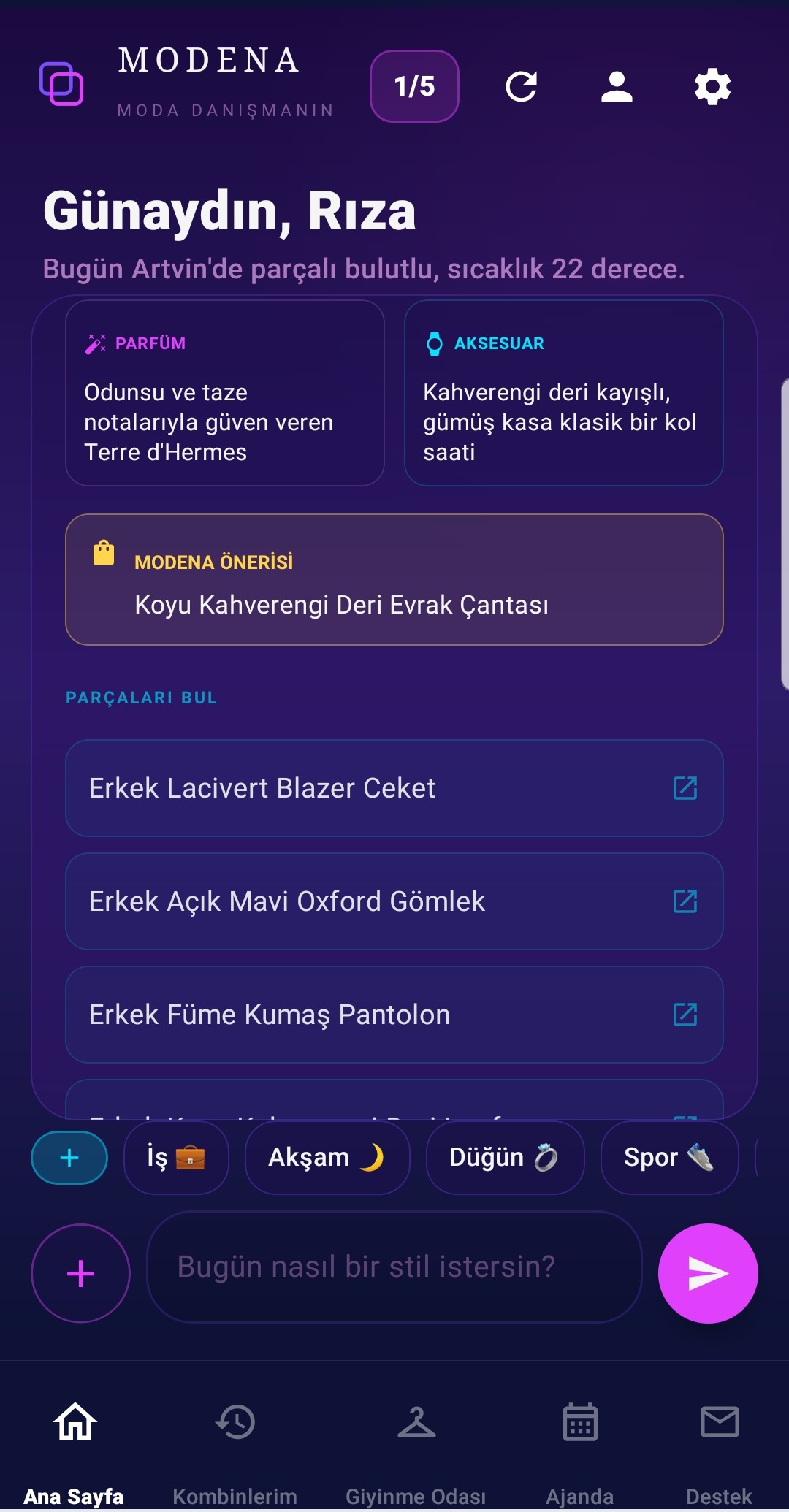 Modena App Screenshot